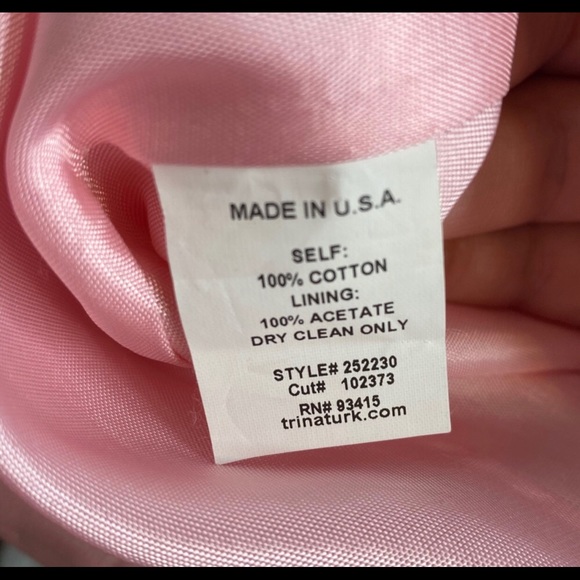 Trina Turk Pink Floral Bow Dress - Picture 6 of 8